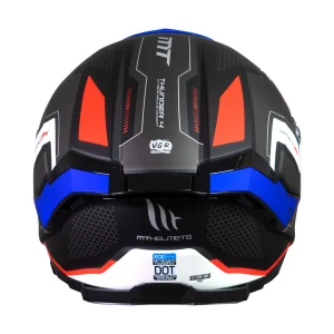 Casco MT Helmets Thunder 4 SV Jerk B7 Azul Perla Mate + Pinlock Incluido - Imagen 5