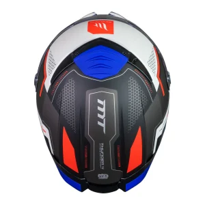 Casco MT Helmets Thunder 4 SV Jerk B7 Azul Perla Mate + Pinlock Incluido - Imagen 6