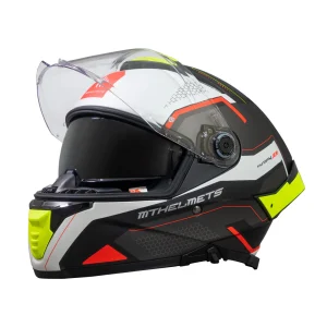 Casco MT Helmets Thunder 4 SV Jerk D3 Amarillo Fluor Perla + Pinlock Incluido - Imagen 3