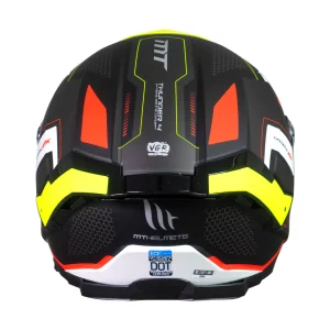 Casco MT Helmets Thunder 4 SV Jerk D3 Amarillo Fluor Perla + Pinlock Incluido - Imagen 5