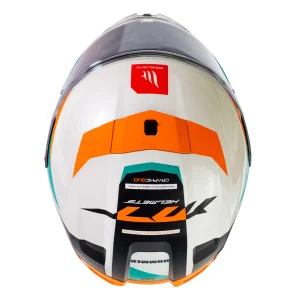 Casco de Moto MT Helmets Hummer Quo A0 Blanco/Perla Brillo + Pantalla Dark - Imagen 6