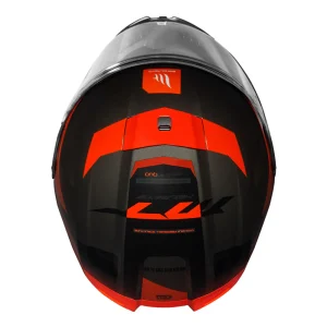 Casco de Moto MT Helmets Hummer Quo B5 Rojo Brillo + Pantalla Dark - Imagen 6