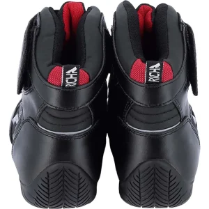 Bota de Moto Richa Kart Cuero Black - Imagen 4