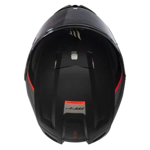 Casco de Moto MT Helmets Hummer Solid A1 Negro Brillo + Pantalla Dark - Imagen 6