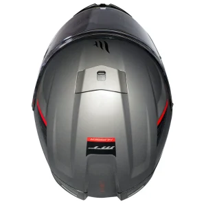 Casco de Moto MT Helmets Hummer Solid A2 Titanium Brillo + Pantalla Dark - Imagen 6