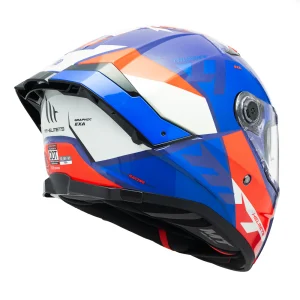 Casco MT Helmets Thunder 4 SV Exa C7 Azul Brillo + Pinlock Incluido - Imagen 4