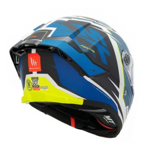 Casco MT Helmets Thunder 4 SV Pental A7 Azul Mate + Pinlock Incluido - Imagen 4
