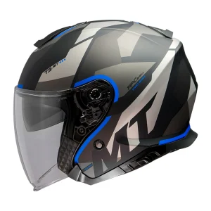 Casco de Moto MT Thunder 3 SV Jet Bow A7 Azul Matte - Imagen 2