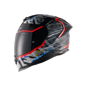 Casco Nexx Y.100R URBANGRAM BLACK RED - Imagen 3