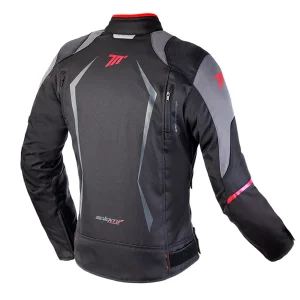 Chaqueta para Moto Mujer Seventy SD-JR49 - Negro/Rojo - Imagen 2