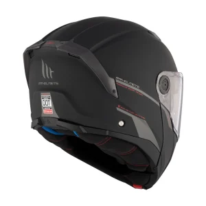 Casco de Moto MT Helmets Atom 2 SV Negro Mate Pinlock incluido - Imagen 3