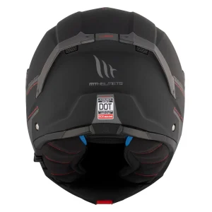 Casco de Moto MT Helmets Atom 2 SV Negro Mate Pinlock incluido - Imagen 4