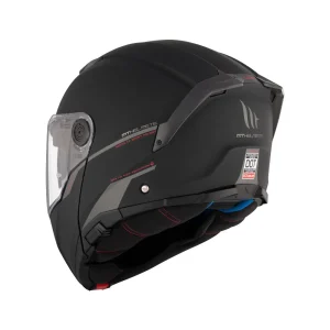 Casco de Moto MT Helmets Atom 2 SV Negro Mate Pinlock incluido - Imagen 5