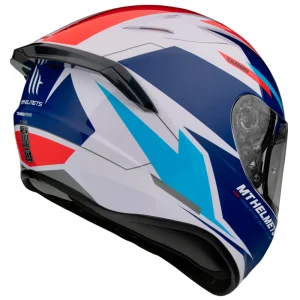 Casco de Moto MT Helmets Targo Pro Sound D15 Rojo Perla Brillo - Imagen 3
